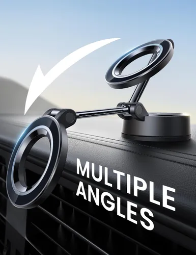 Miniatura 7 de Lamicall Soporte de teléfono para automóvil [70 libras de succión potente] para soporte de automóvil Magsafe, soporte de teléfono con ventosa