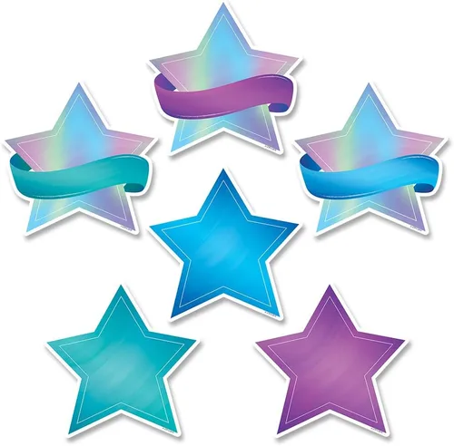 Miniatura 4 de Creative Teaching Press Banderines 6" Designer Cut-Outs (0857)