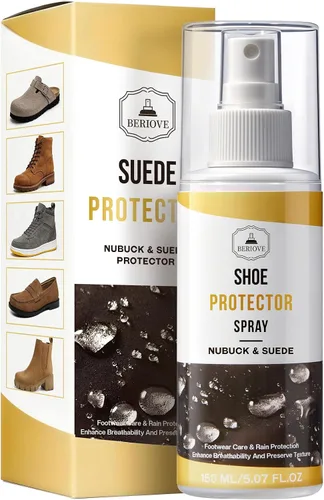 Suede Protector Spray for Shoes: Waterproof and Stain Repellent, Long-Lasting Protection for Boot, Jacket, Bag, Hat