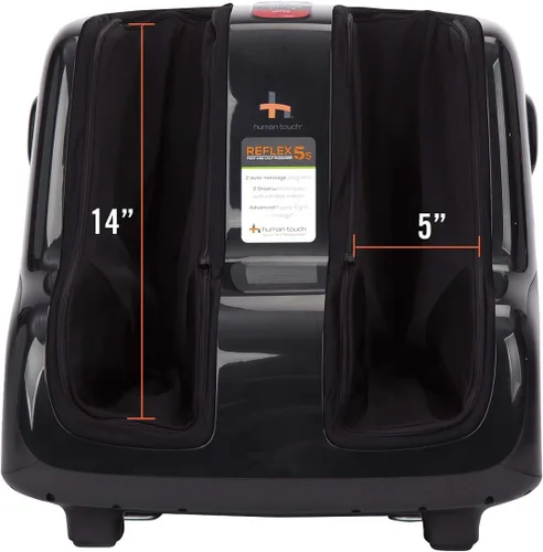 Miniatura 6 de Human Touch Reflex5s Masajeador de pie y pantorrilla para alivio del estrés y fascitis plantar + Relajación + Amasado y compresión para apoyo a