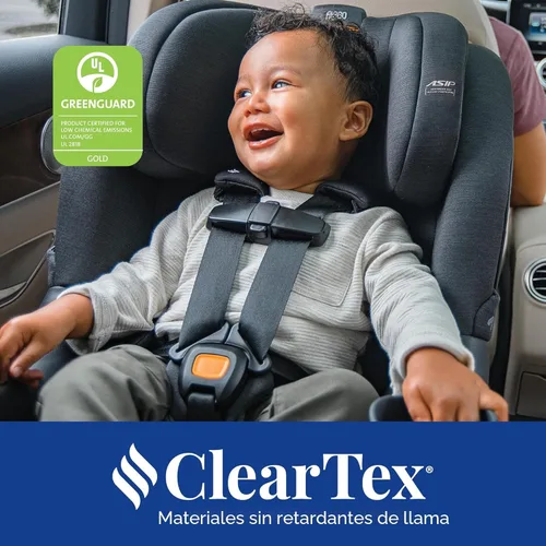 Miniatura 7 de Chicco Fit360 ClearTex - Asiento convertible giratorio para automóvil con rotación de 360 grados para orientación trasera y hacia adelante, sistema