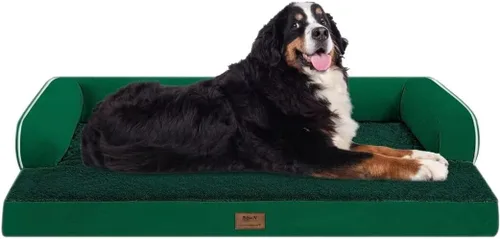 Miniatura 50 de Cama ortopédica impermeable para perros pequeños, cama para perros de tamaño mediano, cómoda cama para mascotas y gatos con lados, funda extraíble