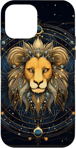 Funda para iPhone 12 mini Leo signo del zodiaco León Horóscopo Constelación