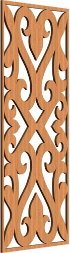 Miniatura 49 de Keene Paneles de pared decorativos de madera con calado, 9 3/8 pulgadas de ancho x 24 3/8 pulgadas de alto x 1/4 de alto, roble rojo rojo (Red Oak)