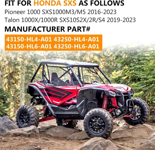 Miniatura 2 de M MATI Pinza de freno de disco trasera izquierda y derecha para Honda Pioneer 1000 Talon 1000 1000X 1000R SXS1000 2016-2023 con almohadilla