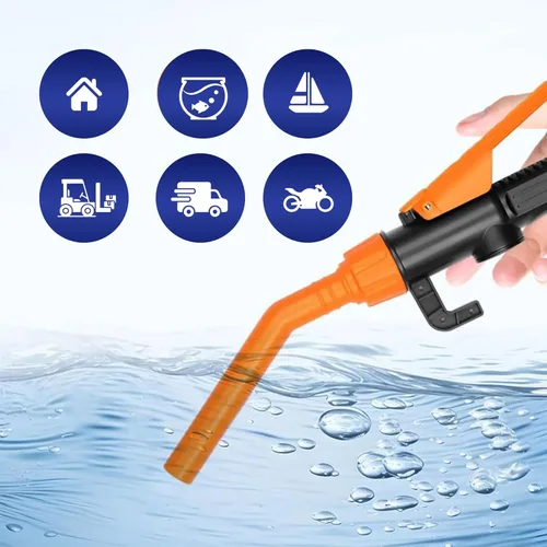 Miniatura 7 de Bomba de transferencia de combustible alimentada por batería, bomba de sifón para bomba de transferencia de gasolina, bomba de aceite eléctrica