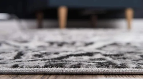 Miniatura 4 de Unique Loom Sofia Collection - Alfombra de área - Grace (7' 1" x 10', gris oscuro/gris)