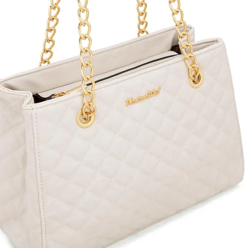 Miniatura 3 de Montana West Bolso de mano mediano para mujer, con cadena acolchada, bolso de hombro