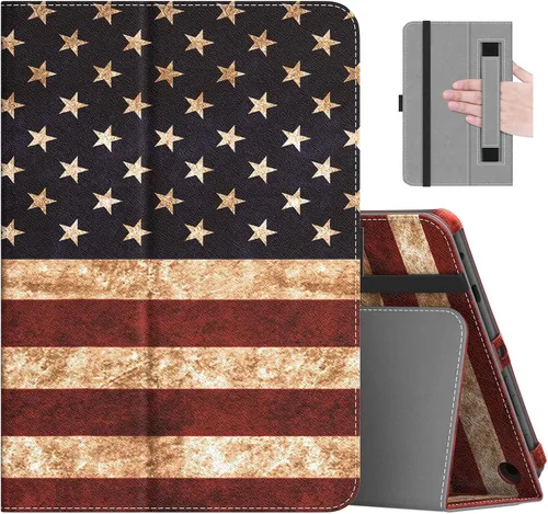 Miniatura 31 de MoKo - Funda compatible con la tablet Kindle Fire HD 8 y 8 Plus (10ª generación, versión de 2020), funda de soporte plegable y diseño delgado