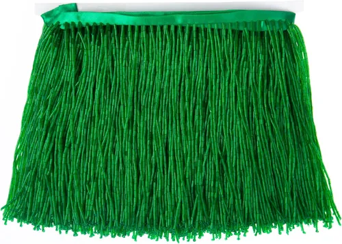 Miniatura 8 de Ribete de flecos con cuentas, cinta con borlas de 4 pulgadas de ancho, 1 yarda de largo para manualidades, decoración de ropa (negro)