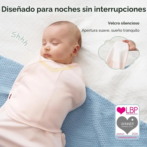 Miniatura 3 de Momcozy Pañales para recién nacidos, con cierre silencioso, adecuado para bebés de 0 a 3 meses, saco de dormir apto para recién nacidos, reduce