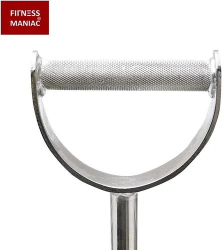 Miniatura 4 de FITNESS MANIAC USA Lat - Barra recta de 28 pulgadas, barra plana de agarre ancho neutro, barra desplegable de tríceps pushdown – 28 pulgadas