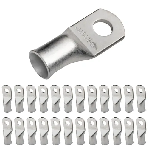Miniatura 149 de SELTERM 5 piezas terminales de cable de cobre estañado 1/0 AWG perno de 1/2", extremos de cable de batería, terminales de anillo, conectores