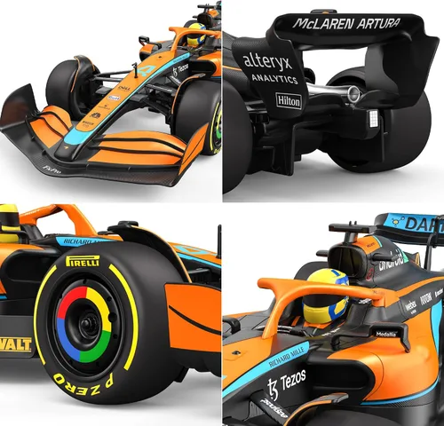 Miniatura 4 de Voltz Toys Auténtico Licenciado 1:12 McLaren F1 MCL36 Auto a Control Remoto - Serie de Coches RC de la Colección F1 para Niños y Adultos - Auto RC