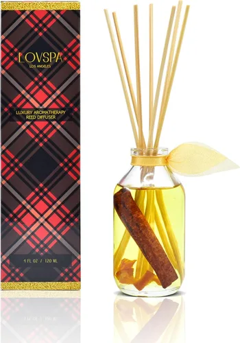 Miniatura 9 de Set de difusor de cañas, difusor de aceite perfumado con aroma a ámbar romántico y varillas, accesorios de fragancia para el hogar para decorar