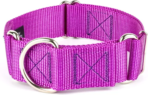 Miniatura 10 de Country Brook Petz - Collar para perro de nailon resistente Martingale de 15 colores (extra grande, 1 1/2 pulgadas de ancho, azul océano)