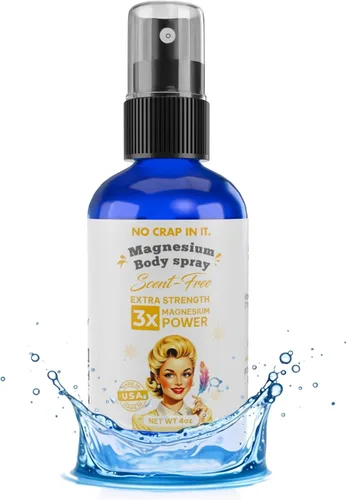 Miniatura 11 de No Crap In It Spray de magnesio calmante Triple Magnesio Potencia: Cloruro de magnesio natural, glicinato, sulfato de 4 oz