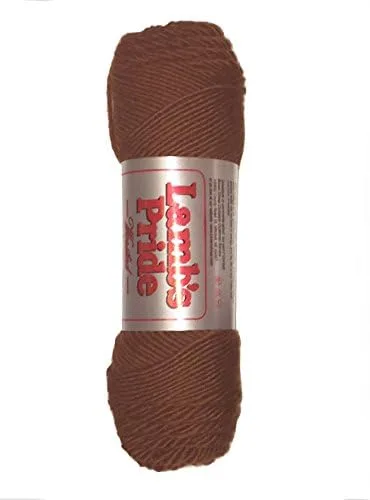 Miniatura 10 de Brown Sheep Co. - Hilo de lana y mohair de una capa en colores para el cabello de muñecas (Auburn)