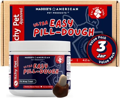 Miniatura 9 de Maddie's American Pet Products Easy Pill Ultra - Envoltura para perros – Bolsillo para ocultar píldoras hipoalergénicas, bolsa o envoltura – Fórmula