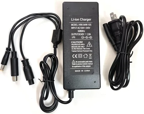 Cargador universal 3 en 1 de 42V 2A/1.5A para Phantomgogo eléctrico de 36V A9 A8 Commuter R1, VOLPAM SP06 SP03, Aovo pro/Aovopro (36V) Sisigad