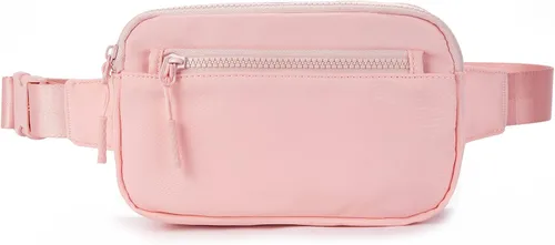 Miniatura 6 de Telena Riñoneras para mujeres y hombres, a la moda, con correas ajustables, 1-Rosa