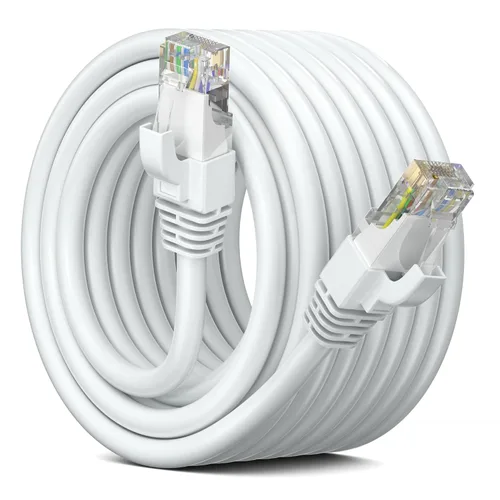 Miniatura 9 de Maximm Cable Ethernet Cat 6, cable de red y conexión de alta velocidad de 100 pies, UTP, 10 Gbps, cable Ethernet de 550 MHz, color negro
