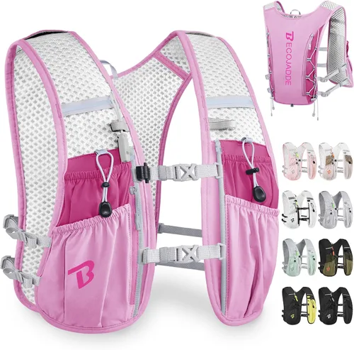 Miniatura 17 de BECOJADDE Chaleco de Hidratación Mochila para Correr para Hombres Mujeres, Mochila de Hidratación Ligera de 5L para Correr, Chaleco de Hidratación