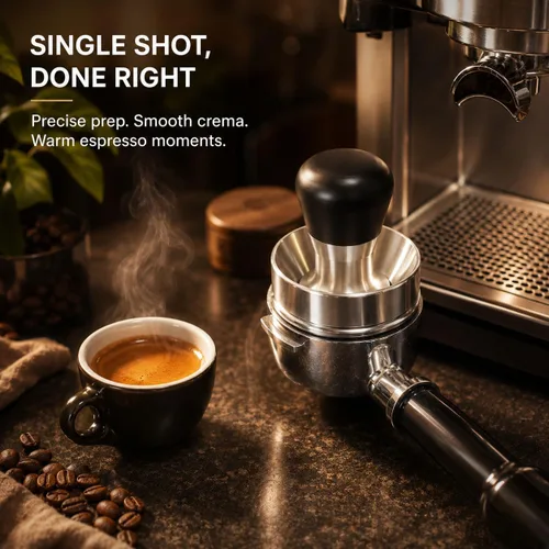 Miniatura 8 de YOLOYO - Embudo dosificador de espresso de 1.614 in compatible con La Marzocco 1 taza 0.25 oz y VST 0.25 oz cesta de un solo disparo, embudo