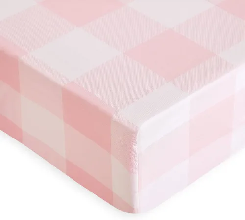 Miniatura 4 de Wake In Cloud - Sábanas de cuadros a cuadros, juego de sábanas de 4 piezas, ropa de cama estética geométrica a cuadros a cuadros, bolsillo profundo