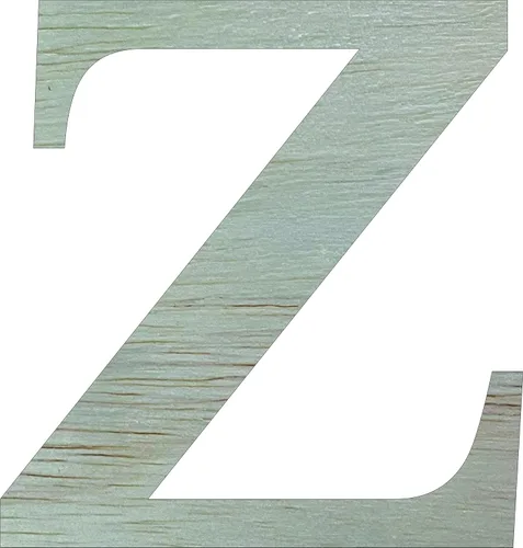 Miniatura 33 de Letras de madera para colgar en la pared de 15 pulgadas B Times New Roman Font, decoración de madera DIY Shape Letter, encantador cuarto de bebé sin
