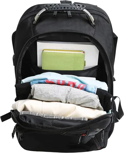 Miniatura 3 de Mochila para computadora portátil de 19 pulgadas Bolsa de computadora 50 L Mochila de viaje grande con puerto de carga USB