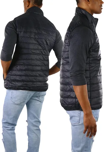 Miniatura 5 de ToBeInStyle Chaleco ligero con cremallera aislante para hombre