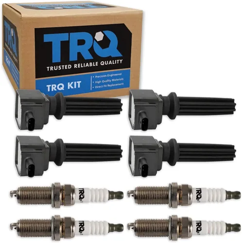 Miniatura 76 de Kit de Bobina de Encendido y Bujía TRQ 8 Piezas Bujías de Iridio Compatibles con Mercedes-Benz C250 2012-2015 y SLK250 2012-2015