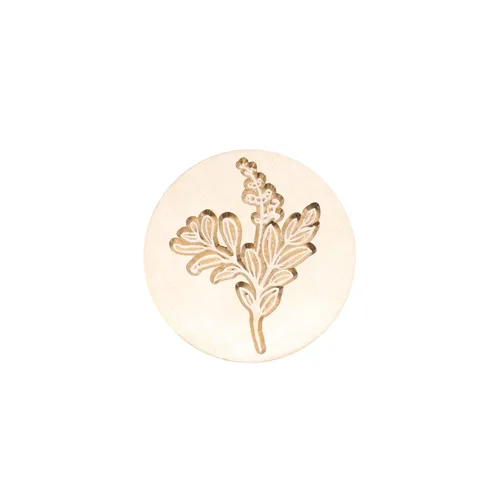 Miniatura 3 de SWANGSA Sello de cera de hoja de eucalipto, sello de sellado de cabeza de latón vintage, ideal para adornar invitaciones de fiesta, paquetes