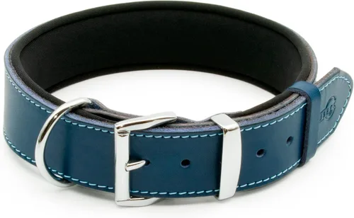 Miniatura 23 de Collar de perro de cuero curtido vegetal para perros grandes, collares de perro resistentes y de diseño de lujo