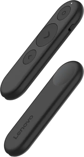 Miniatura 5 de Lenovo Mando a distancia portátil recargable de presentación, inalámbrico, Bluetooth, puntero digital, ligero, rango de 30M, negro