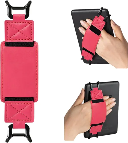 Miniatura 29 de CoBak Correa de Mano Segura para Kindle y Tabletas - Soporte de Dedo Versátil y Ligero para Kindle/Kobo/Voyaga/Lenovo/Sony E-Book Tablet de 6-7.5