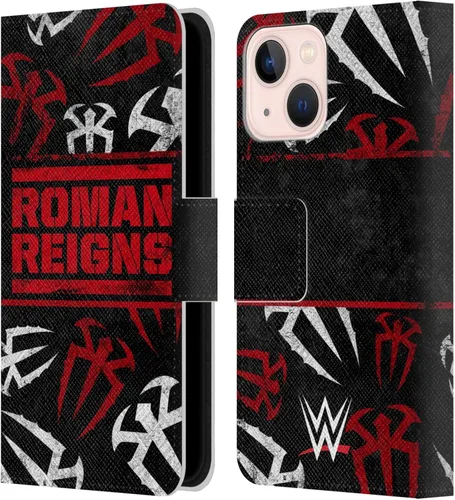 Miniatura 73 de Head Case Designs Officially Licensed WWE Distressed Logo Roman Reigns Leather Wallet Case Compatible with Apple iPhone 11