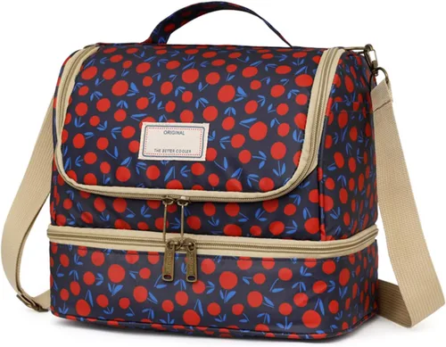 Miniatura 21 de Nanxson Bolsas de almuerzo reutilizables, aisladas, a prueba de fugas, enfriadoras para adultos, hombres y mujeres, para el trabajo, viajes, picnic