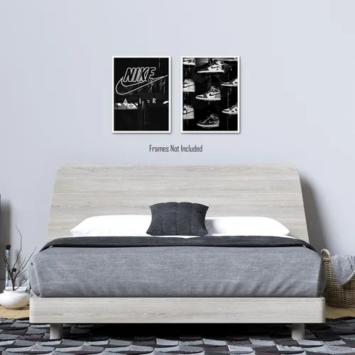 Miniatura 2 de Pósteres de Zapatillas Generic (SIN MARCO 12 x 16 Juego de 2) Arte de Pared Hypebeast Decoración de Zapatos Decoración de Habitación Sneakerhead Air