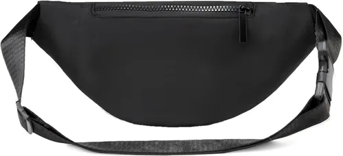 Miniatura 3 de Riñonera para mujer, bolsa de cintura de moda con correa ajustable para viajes, deportes y correr, Negro, talla única