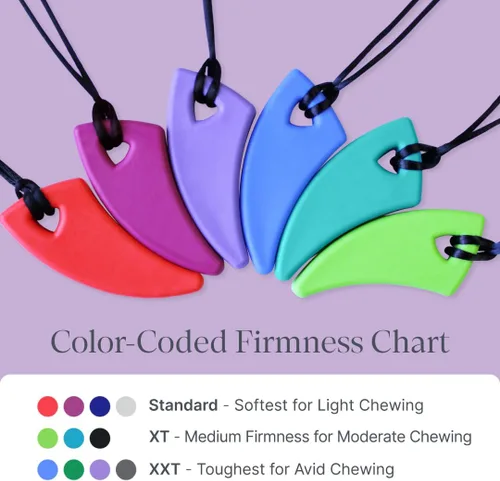 Miniatura 7 de ARK - Collar masticable con dientes de sable para niños y adultos sensoriales para autismo, TDAH, SPD, ansiedad, collar sensorial masticable