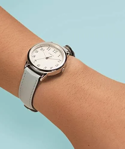 Miniatura 4 de Timex Women's Easy Reader Leather Strap 30mm Watch