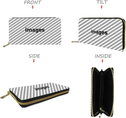 Miniatura 7 de Mumeson Durable Wallet Monedero Portátil Cosméticos Bolsa Maquillaje Bolsa con Correa