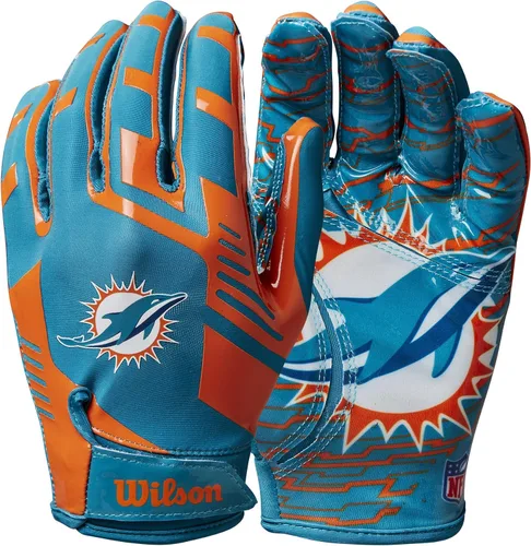 Miniatura 51 de Wilson NFL - Guantes de fútbol americano con ajuste elástico, tallas para jóvenes y adultos