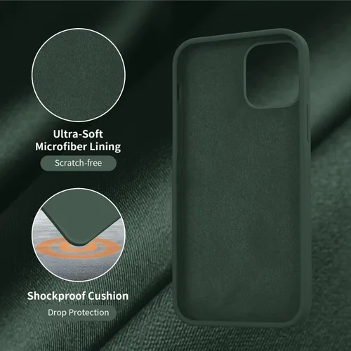 Miniatura 5 de Cordking Funda diseñada para iPhone 12, diseñada para iPhone 12 Pro, funda de teléfono de silicona a prueba de golpes