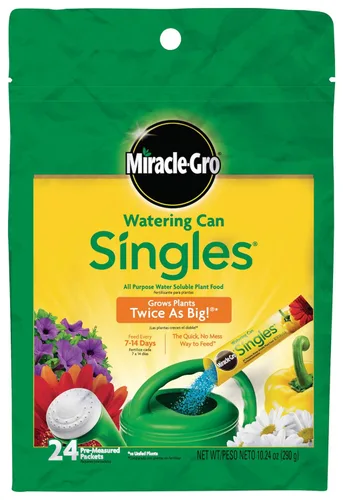 Miniatura 3 de Miracle-Gro Regadera individual multiusos soluble en agua, fertilizante para flores, verduras, plantas de interior, árboles, plantas
