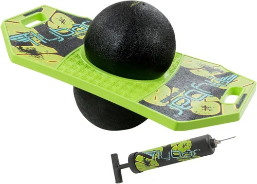 Miniatura 14 de Flybar Pogo - Pelota de truco para niños, tabla de rebote de equilibrio con cubierta antideslizante, bomba incluida, juguetes para interiores y Robot