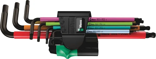 Miniatura 7 de Wera 5133164001 950/9 Hex-Plus Multicolor Juego de 2 llaves en L métricas, BlackLaser, 9 piezas