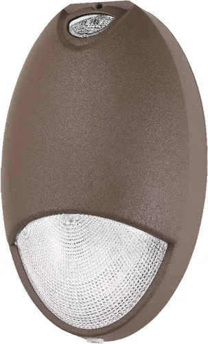 OSTEK Paquete de luz LED de emergencia de 12 W con sensor de fotocélula de respaldo de batería, paquete de pared LED IP65 para exteriores,